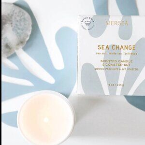 MerSea - Sea Change Boxed Candle & Coaster